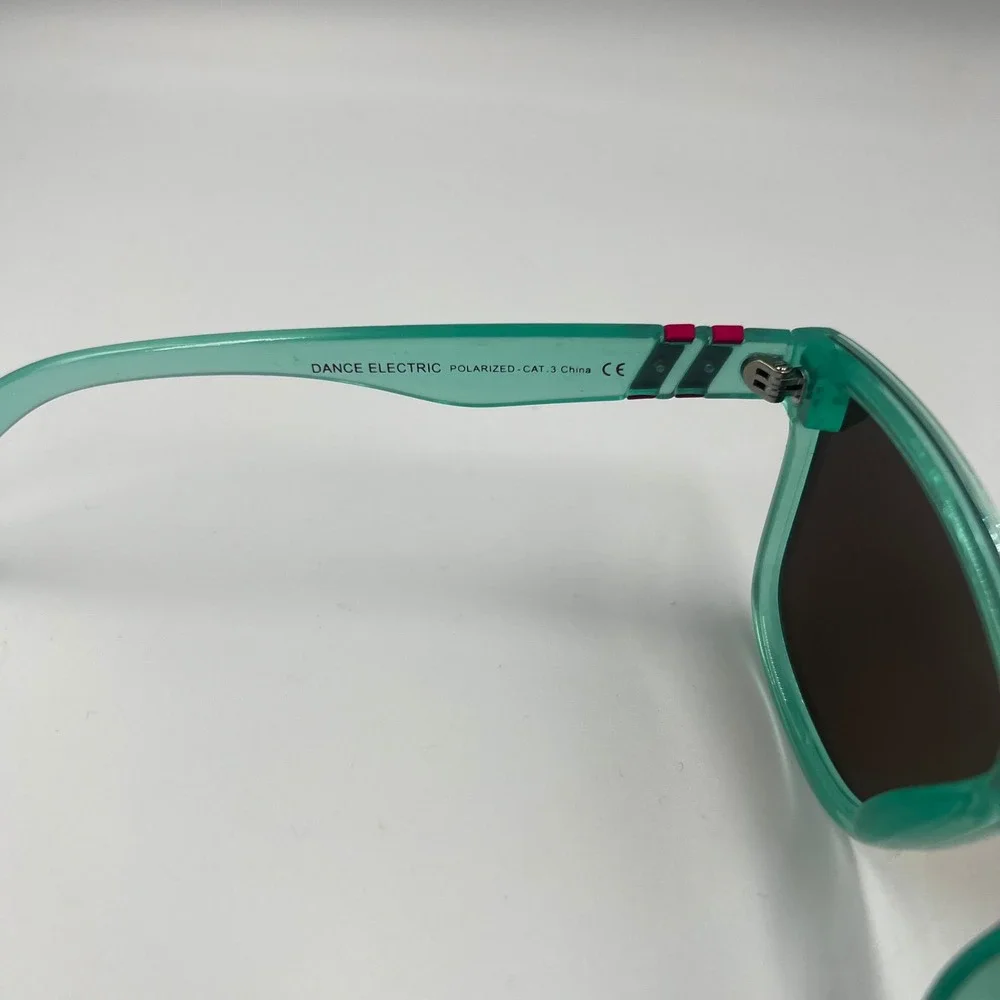 Blenders Eyewear Dance Electric Teal Polarized Sunglasses Red Orange Mirror Lens